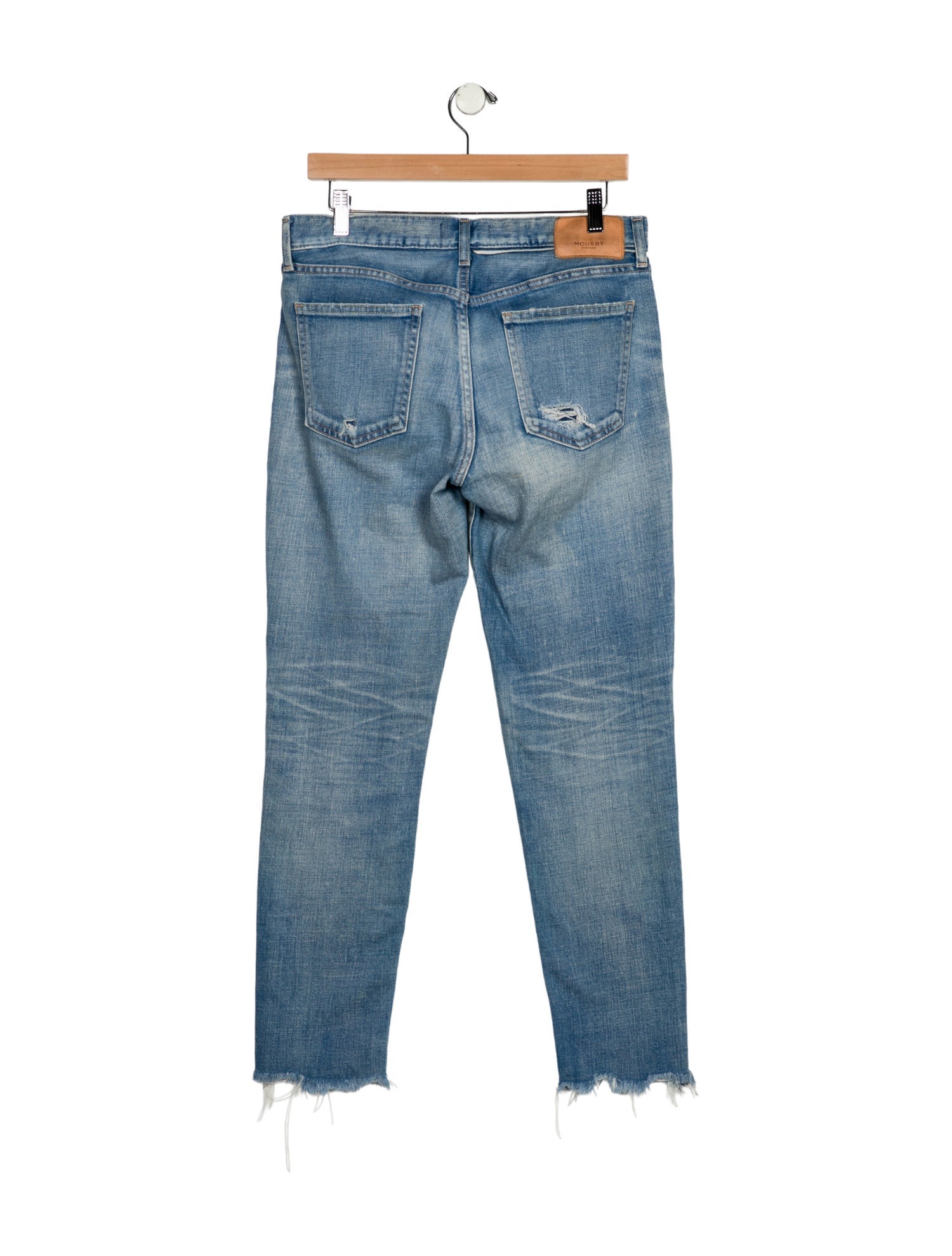 Moussy Mid-Rise Straight Leg Jeans