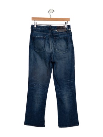 Moussy High-Rise Straight Leg Jeans