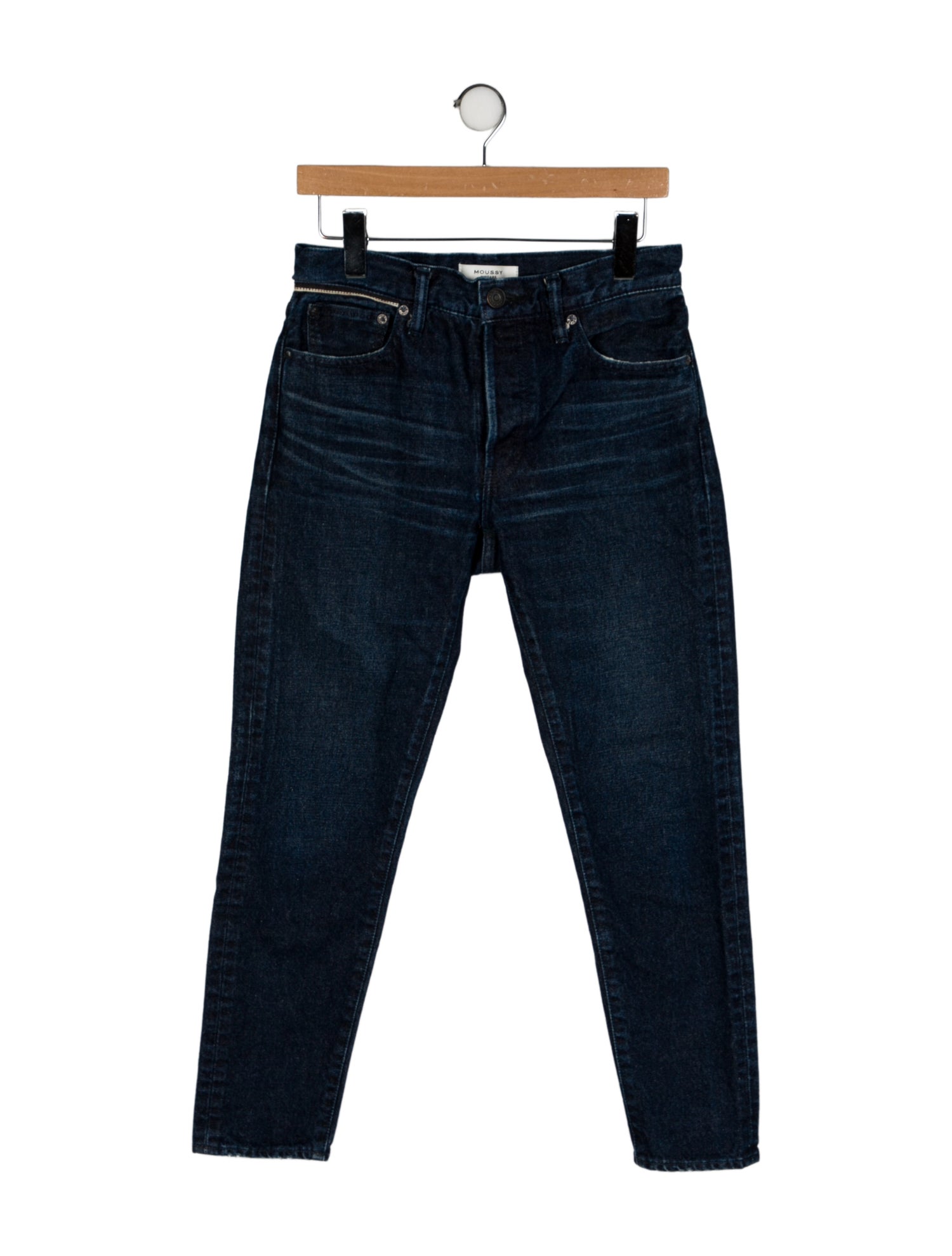 Moussy Mid-Rise Straight Leg Jeans