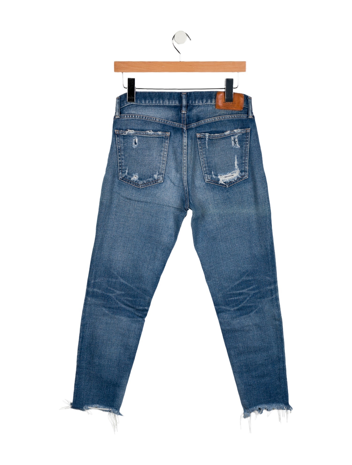 Moussy Mid-Rise Skinny Leg Jeans