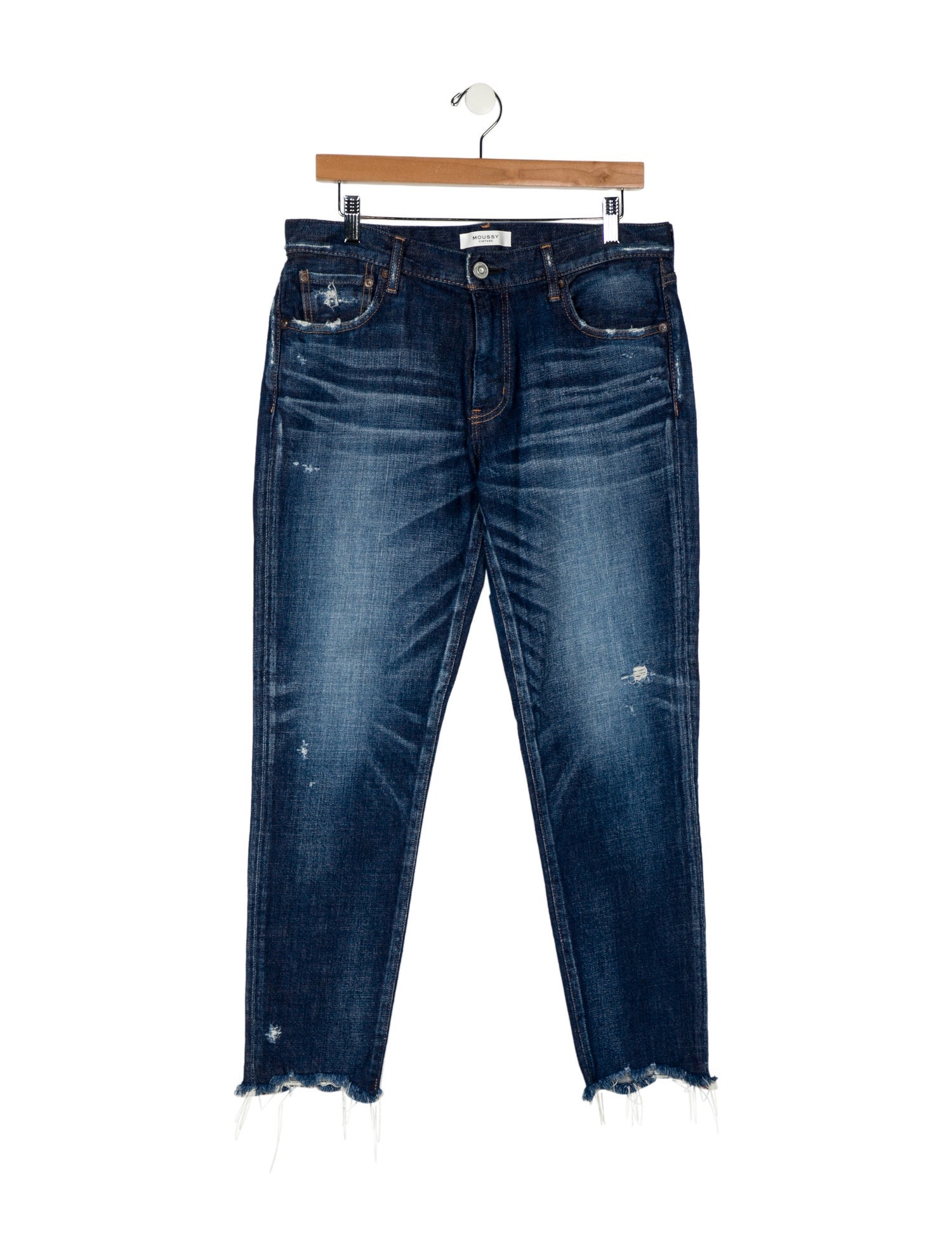 Moussy Mid-Rise Straight Leg Jeans
