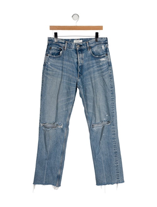 Moussy High-Rise Wide Leg Jeans