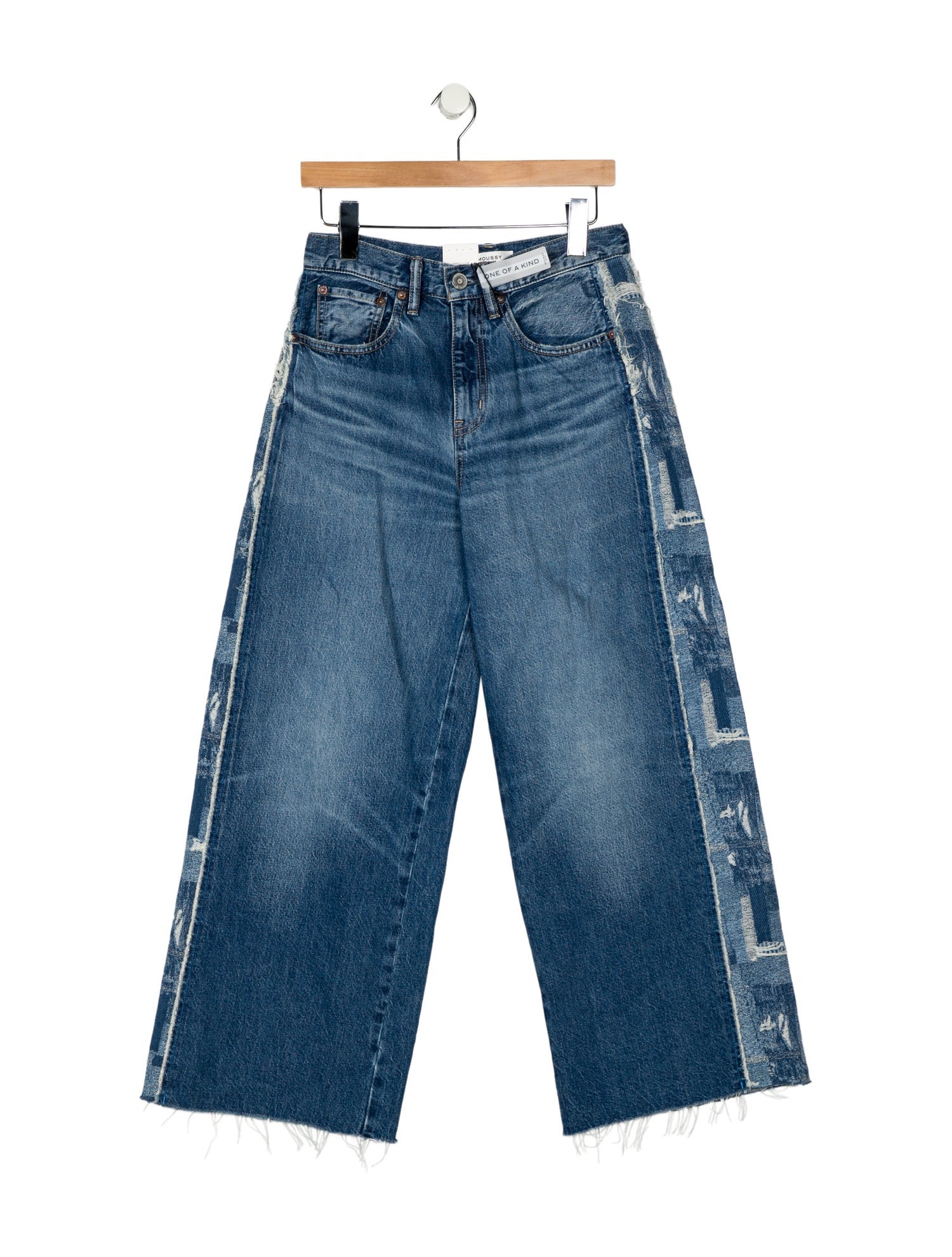 Moussy High-Rise Wide Leg Jeans