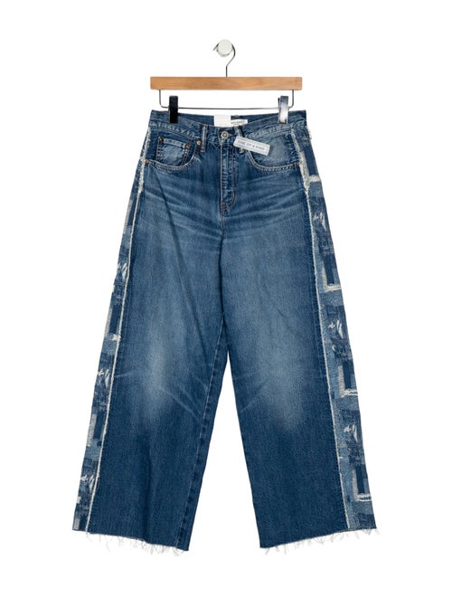 Moussy High-Rise Wide Leg Jeans