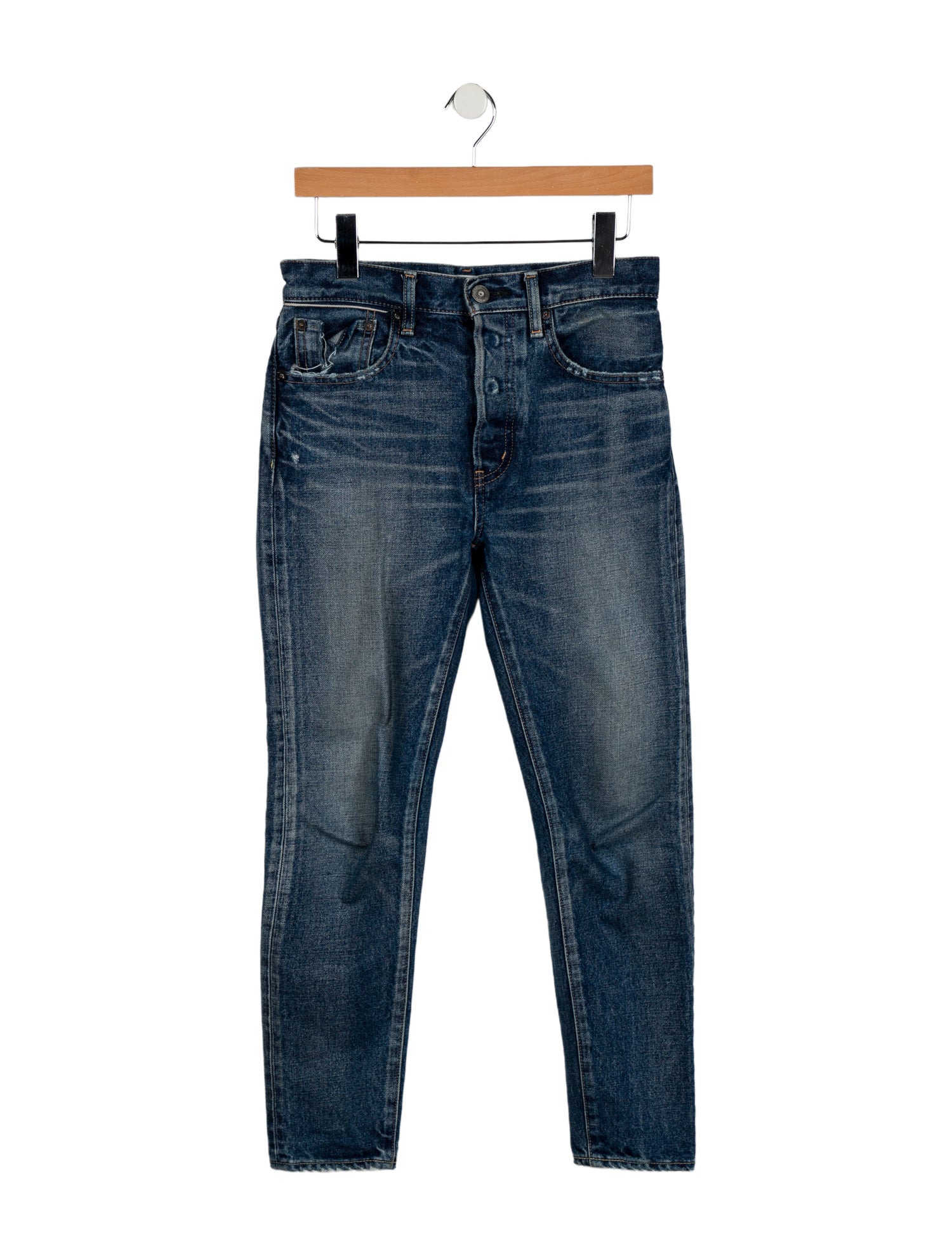 Moussy Mid-Rise Straight Leg Jeans