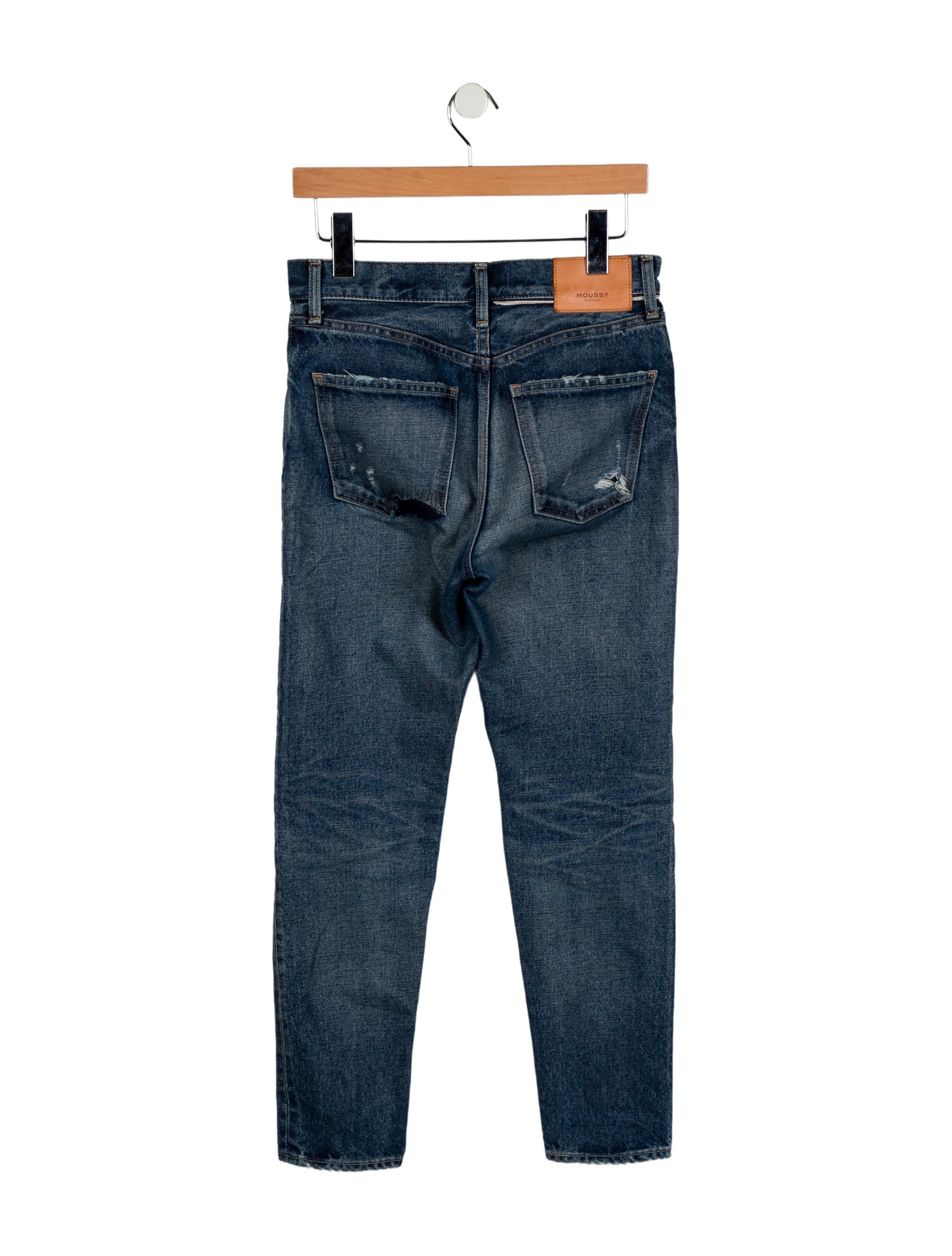 Moussy Mid-Rise Straight Leg Jeans