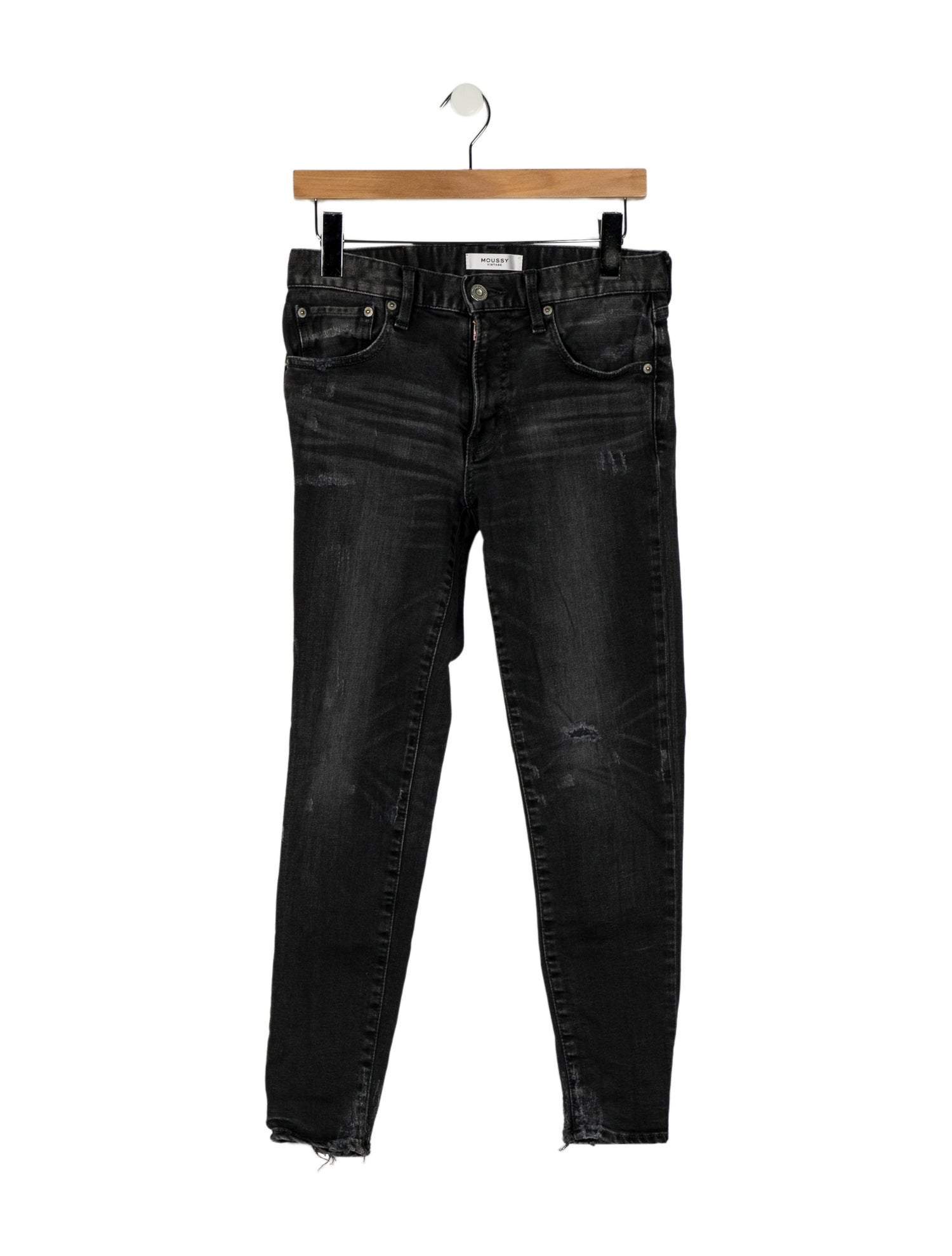 Moussy Mid-Rise Skinny Leg Jeans