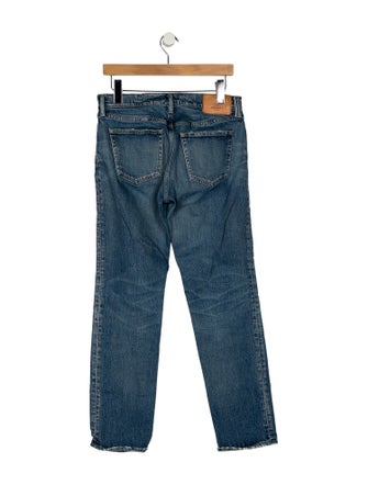 Moussy High-Rise Straight Leg Jeans