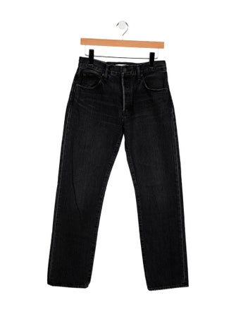 Moussy High-Rise Straight Leg Jeans