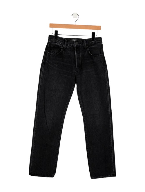 Moussy High-Rise Straight Leg Jeans
