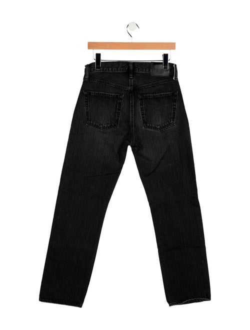 Moussy High-Rise Straight Leg Jeans