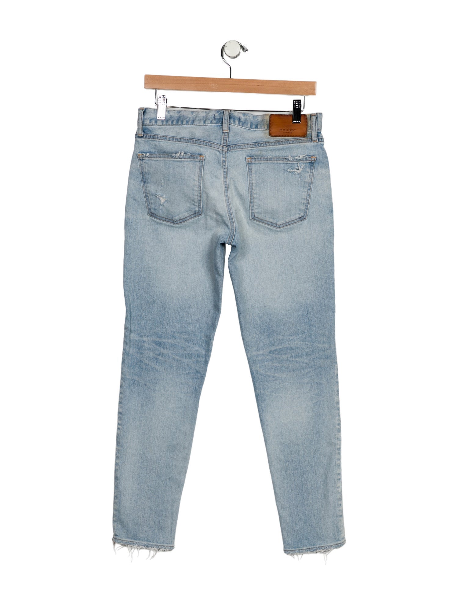 Moussy Vintage Mid-Rise Straight Leg Jeans
