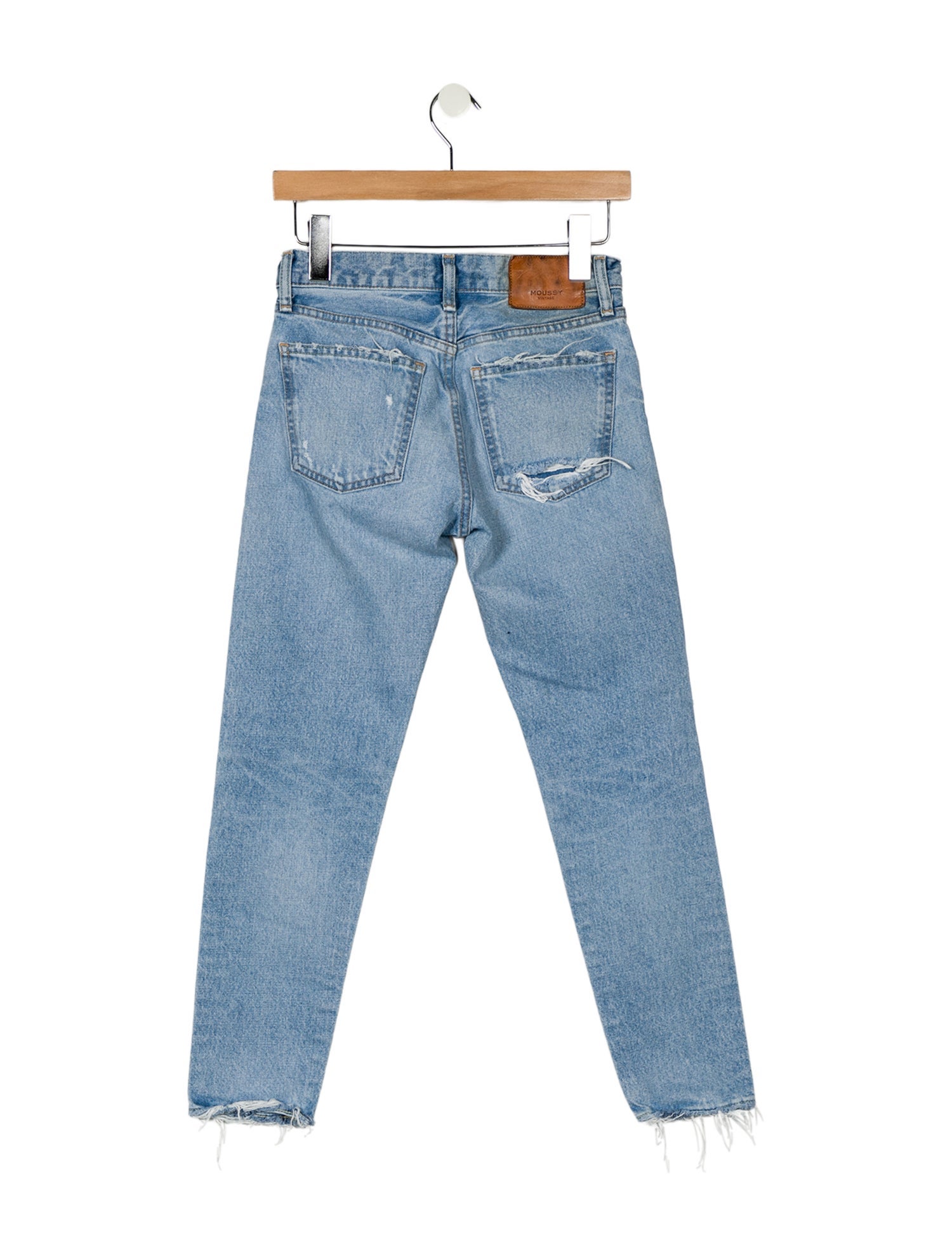 Moussy Mid-Rise Skinny Leg Jeans