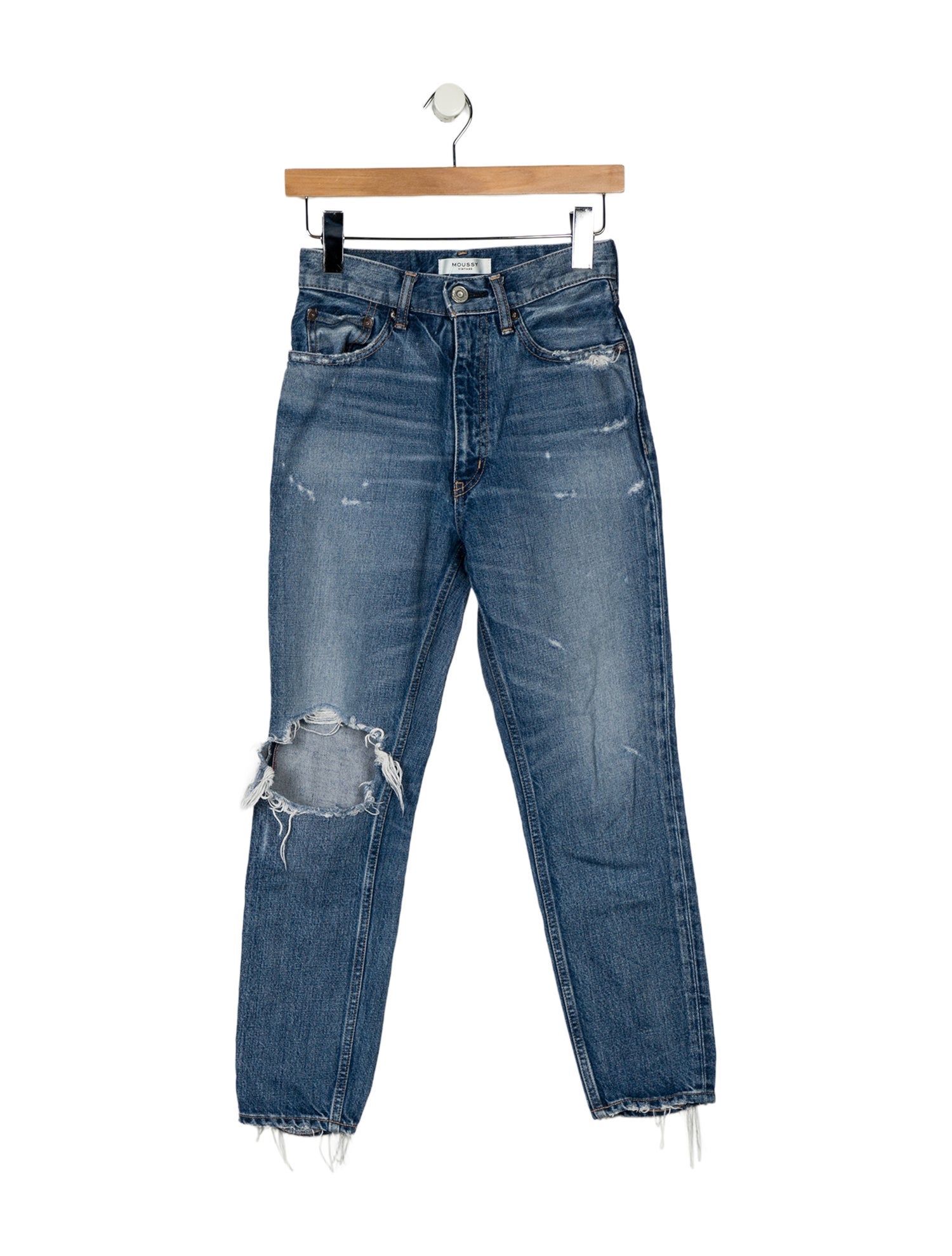 Moussy Mid-Rise Skinny Leg Jeans