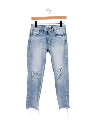 Moussy Mid-Rise Skinny Leg Jeans