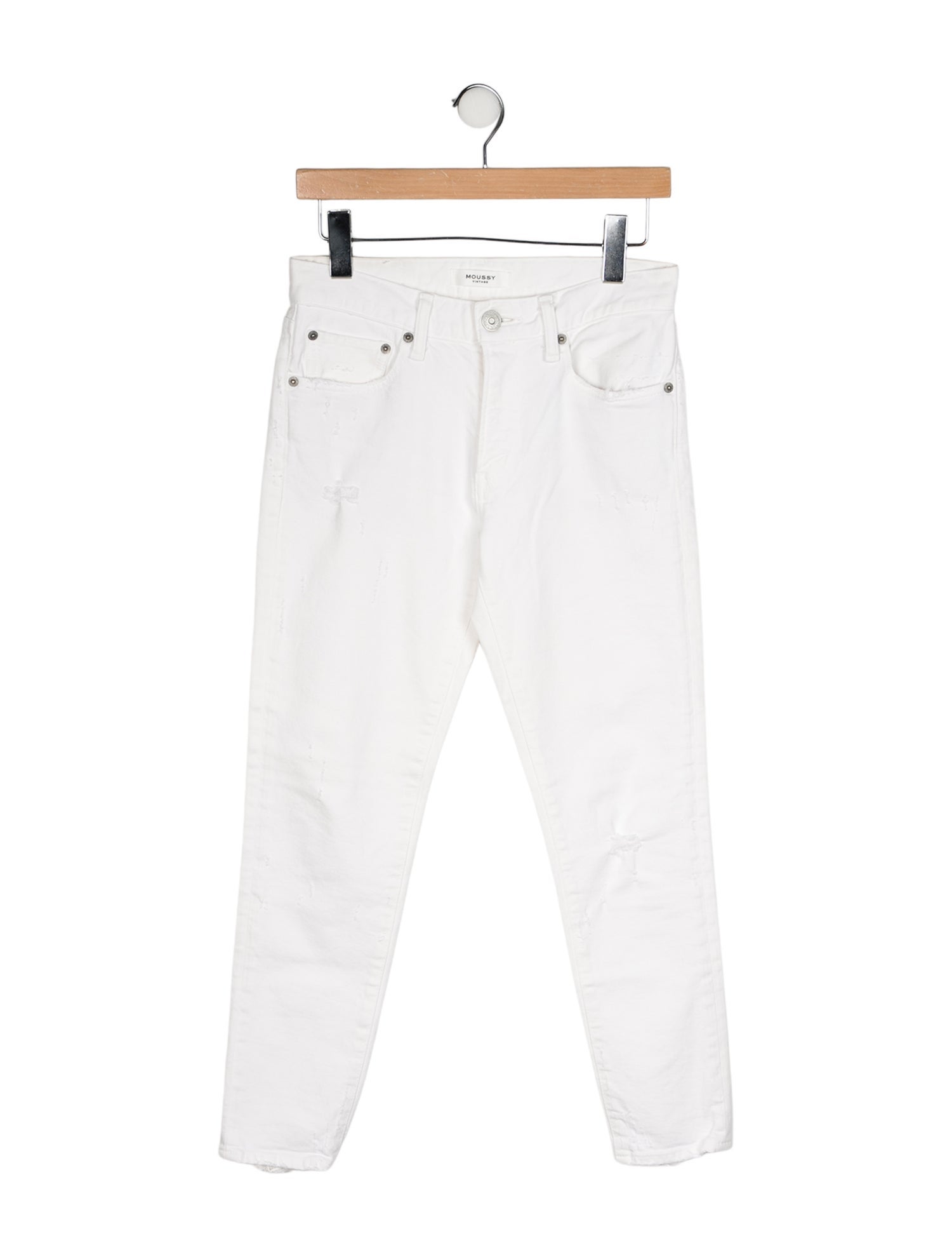 Moussy Mid-Rise Skinny Leg Jeans