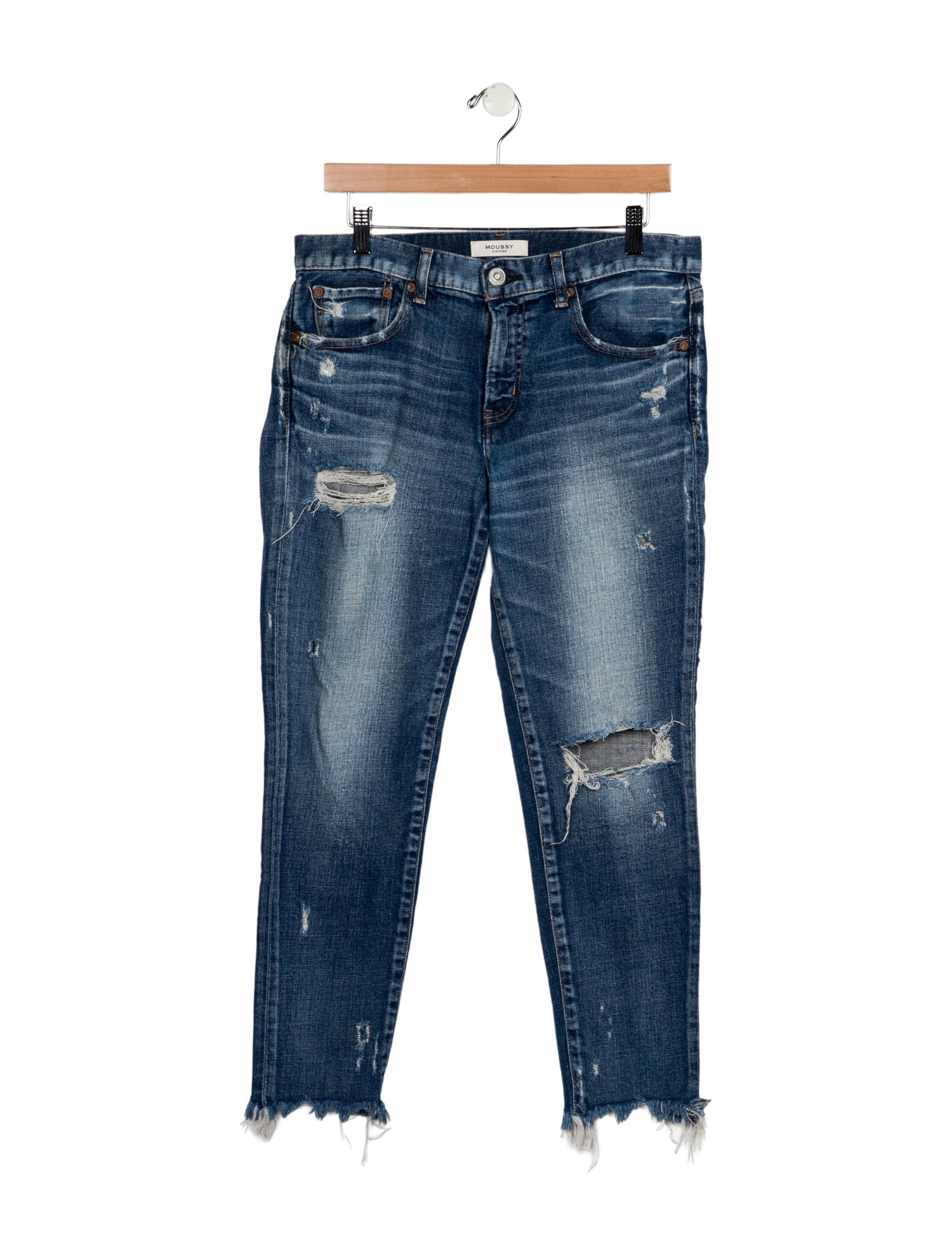 Moussy Mid-Rise Skinny Leg Jeans