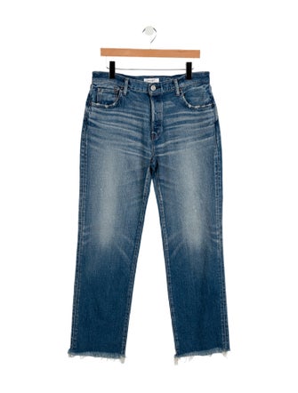 Moussy Mid-Rise Wide Leg Jeans