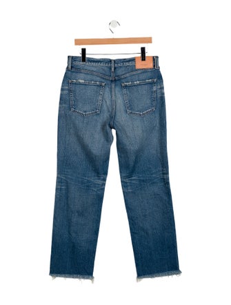 Moussy Mid-Rise Wide Leg Jeans