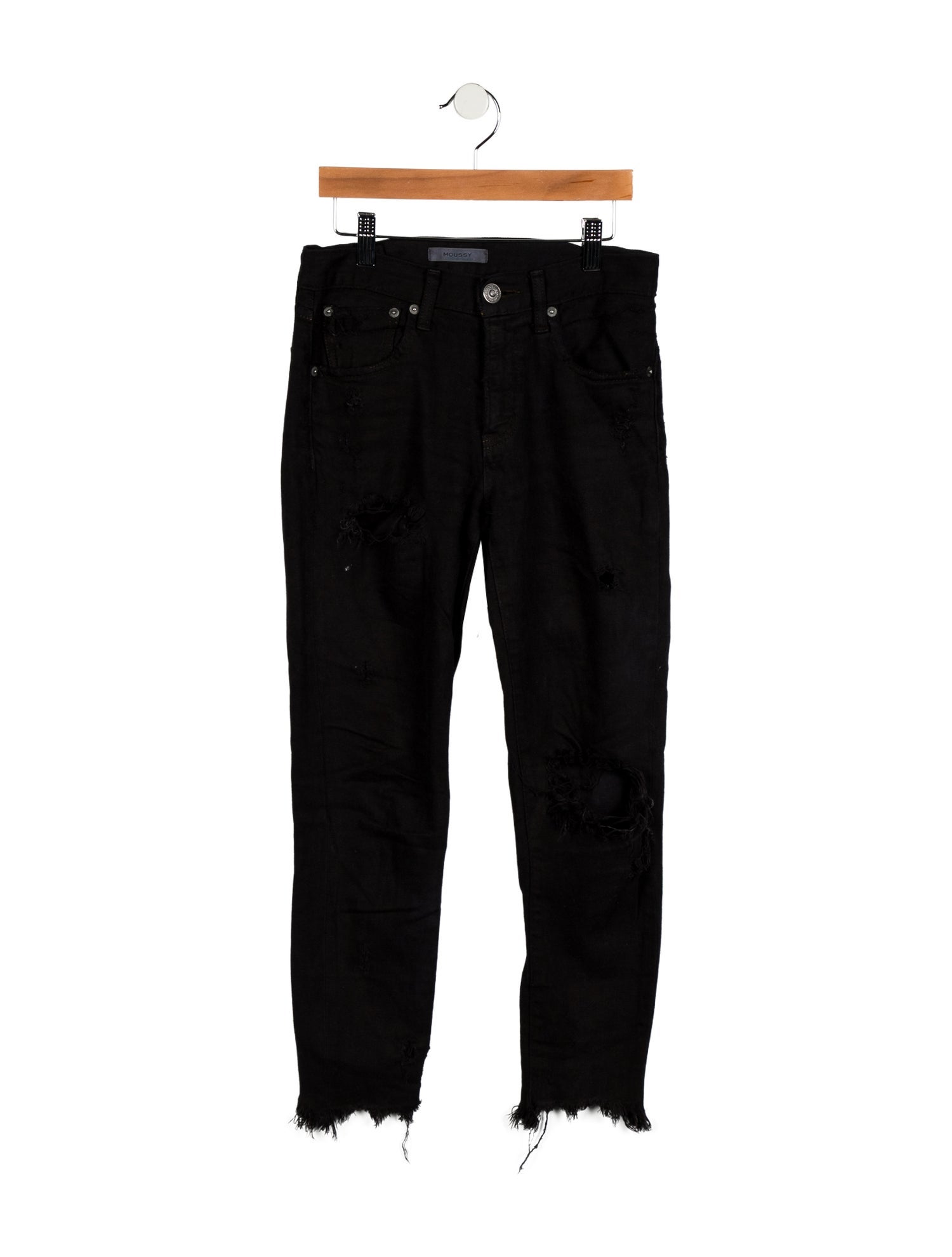 Moussy High-Rise Wide Leg Jeans