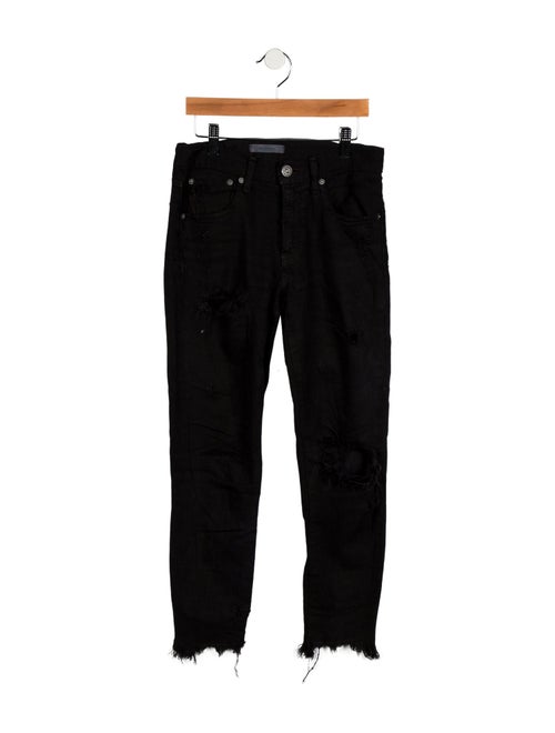 Moussy High-Rise Wide Leg Jeans
