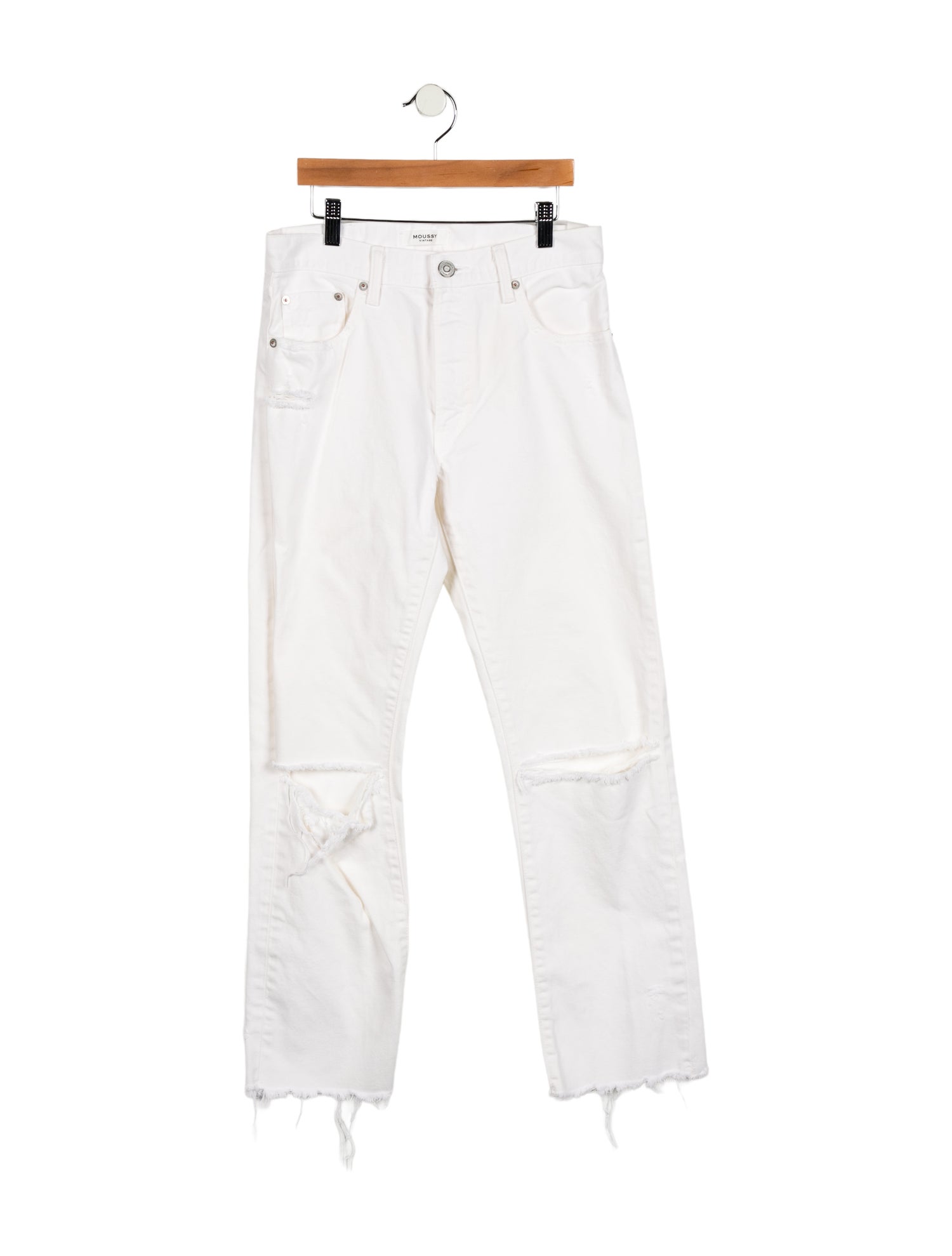 Moussy Mid-Rise Straight Leg Jeans