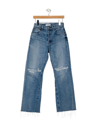 Moussy High-Rise Wide Leg Jeans