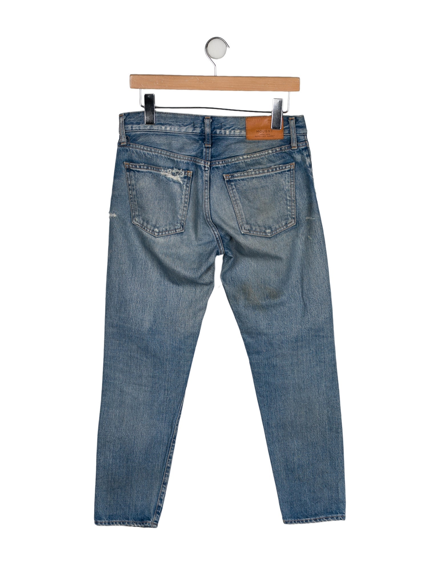 Moussy Mid-Rise Straight Leg Jeans