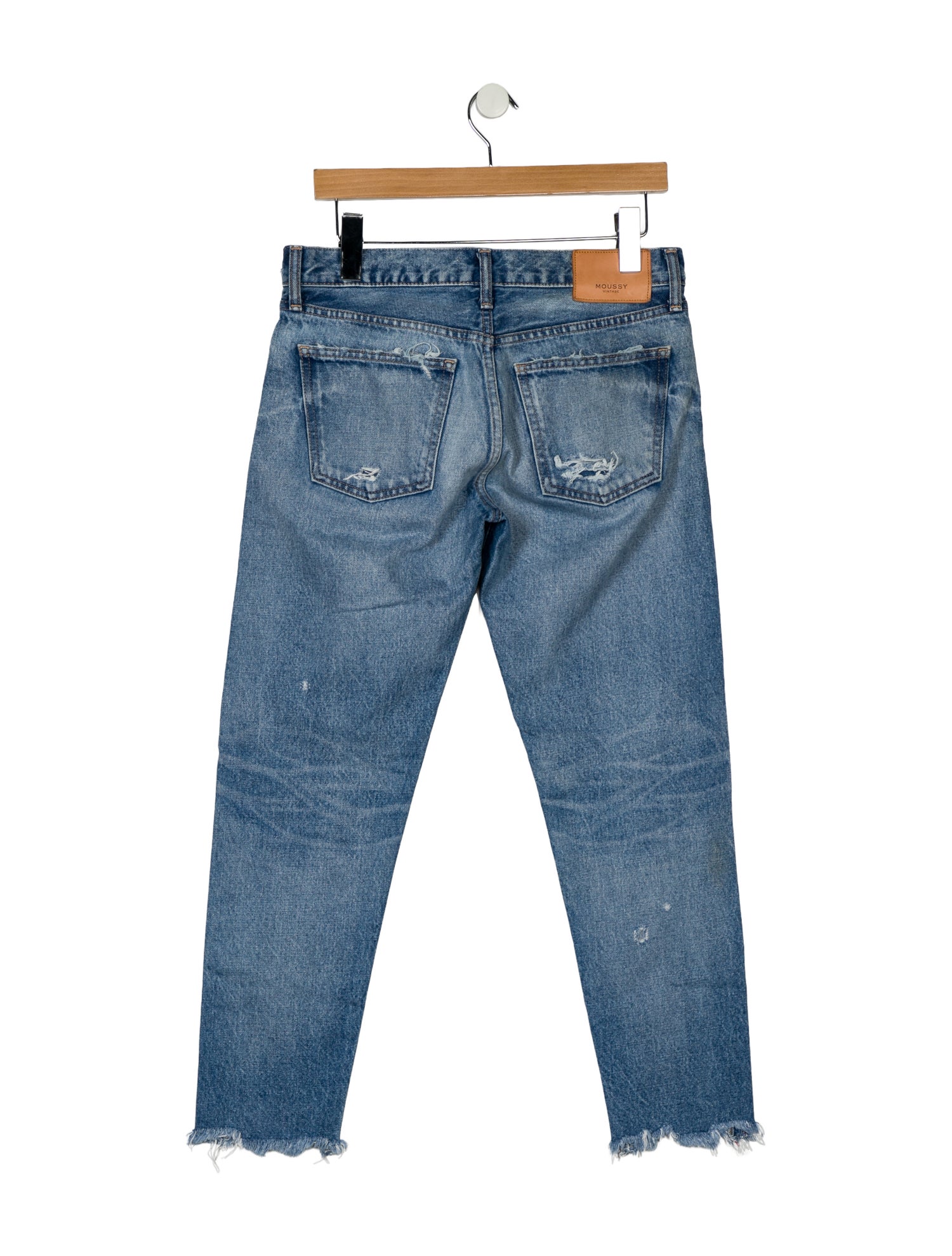 Moussy Mid-Rise Straight Leg Jeans