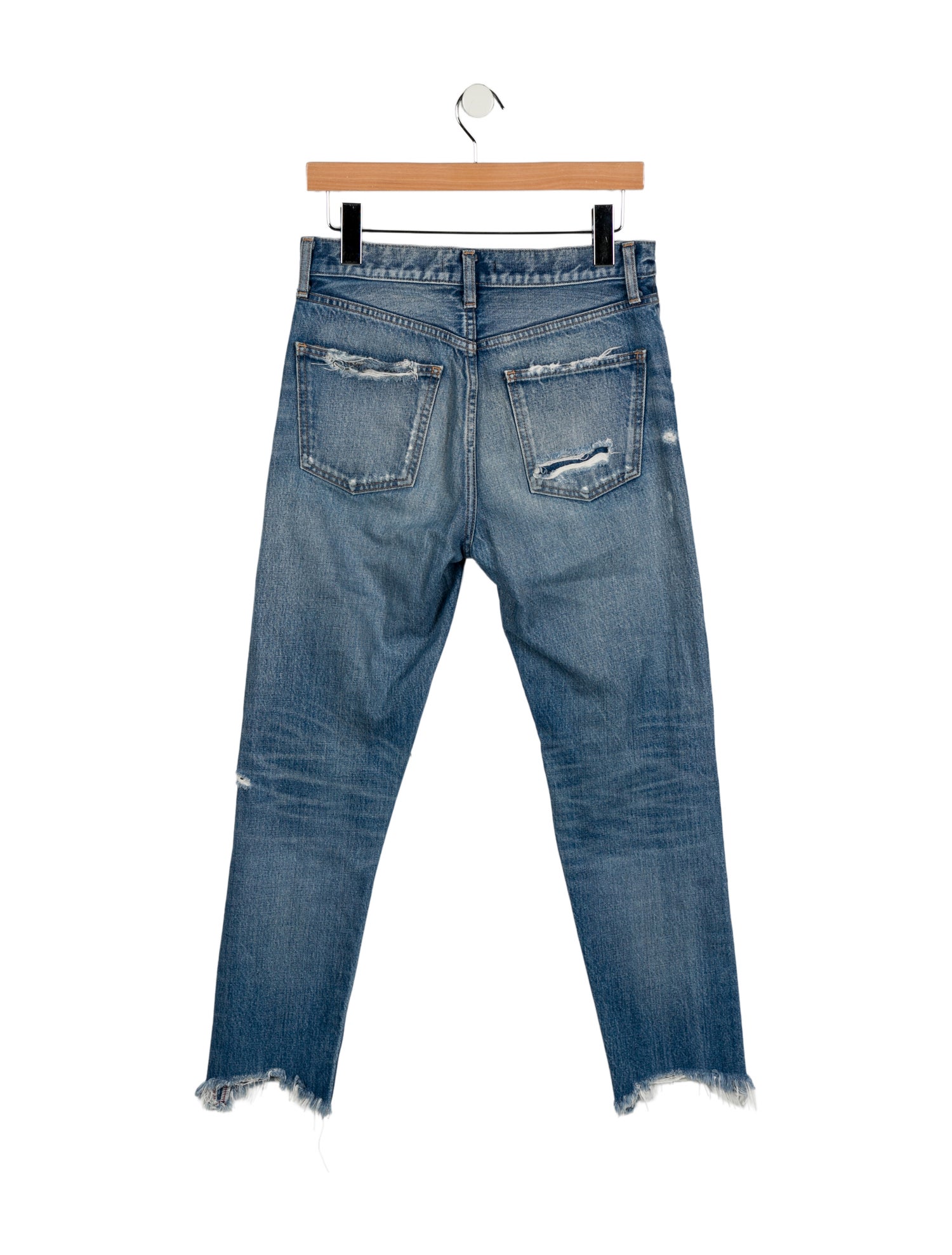 Moussy Mid-Rise Straight Leg Jeans