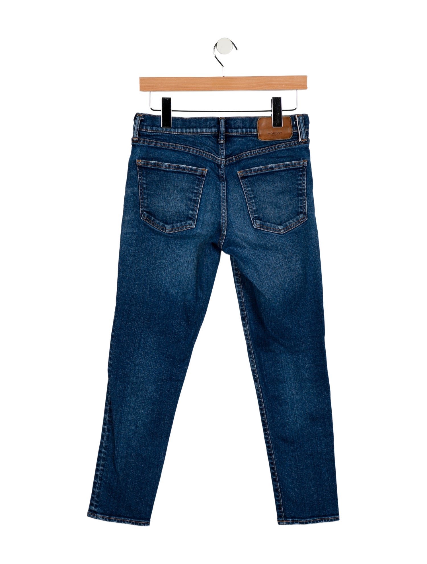 Moussy Mid-Rise Skinny Leg Jeans