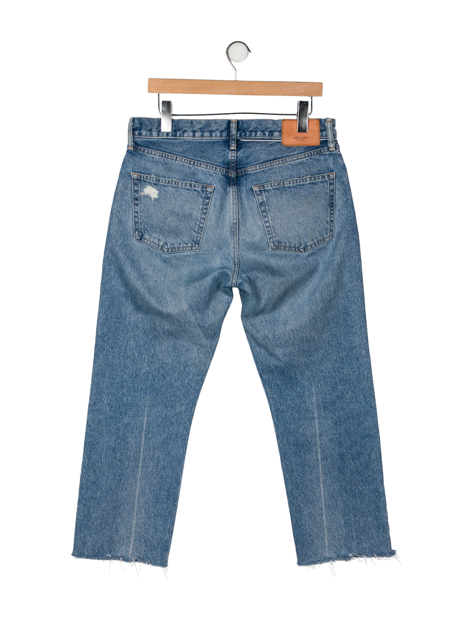 Moussy Mid-Rise Wide Leg Jeans