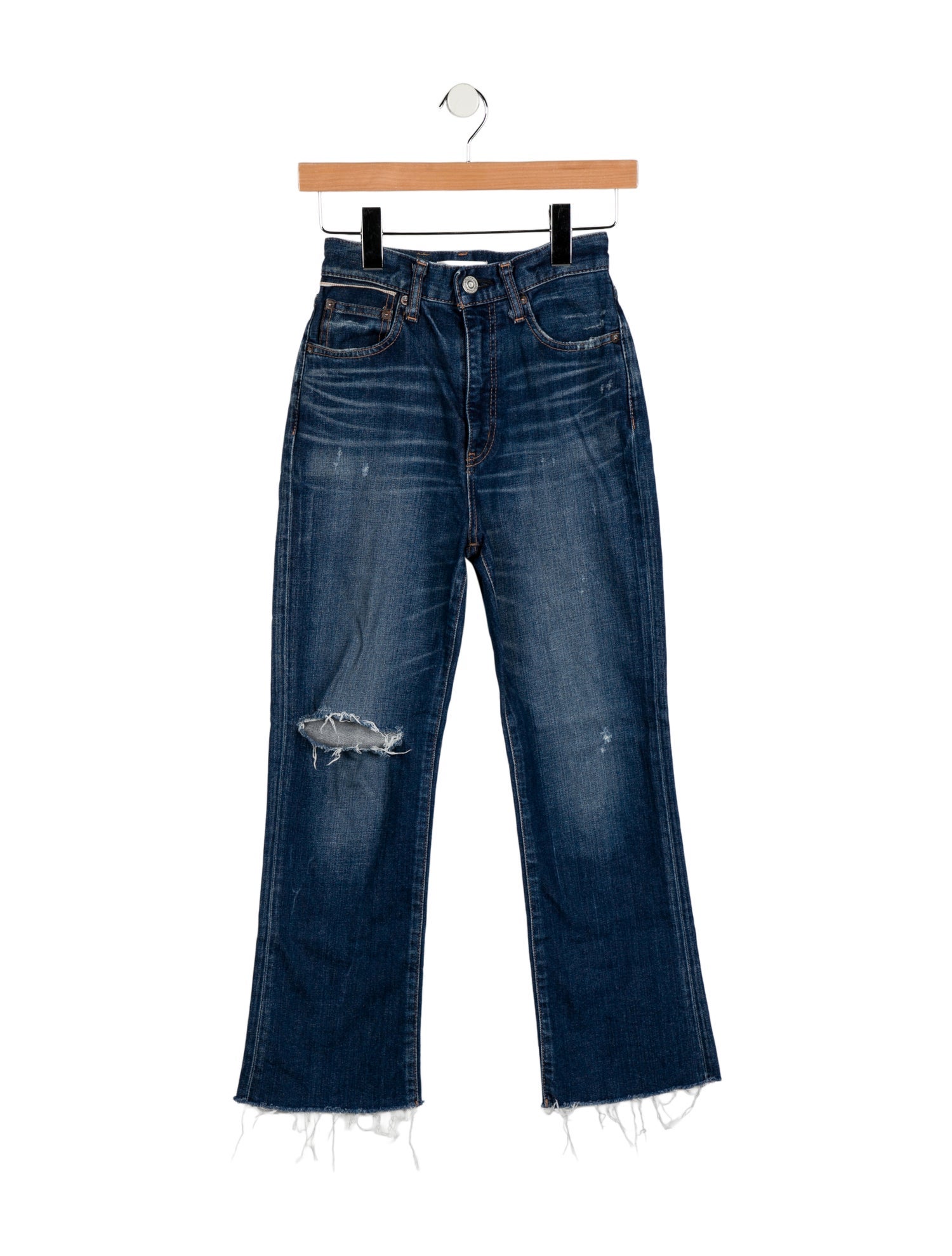 Moussy High-Rise Straight Leg Jeans