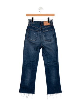 Moussy High-Rise Straight Leg Jeans