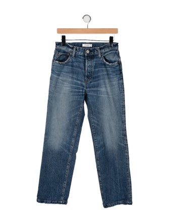 Moussy Mid-Rise Straight Leg Jeans