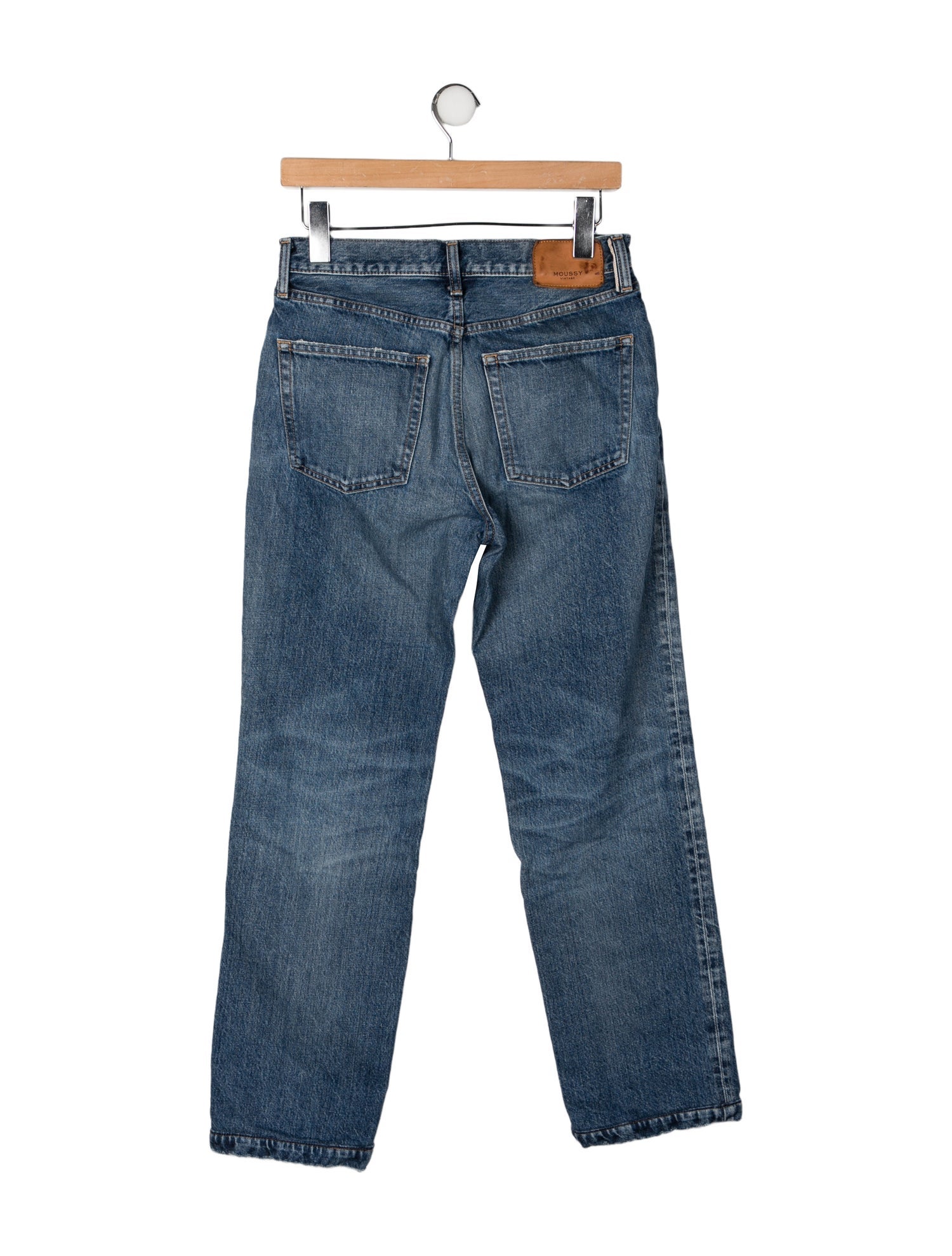 Moussy Mid-Rise Straight Leg Jeans