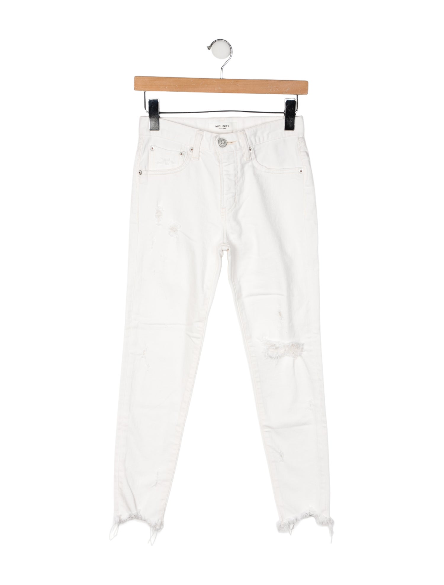 Moussy Mid-Rise Skinny Leg Jeans
