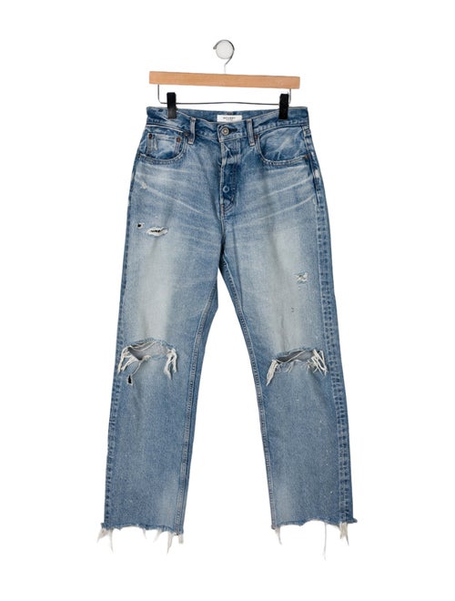 Moussy High-Rise Straight Leg Jeans