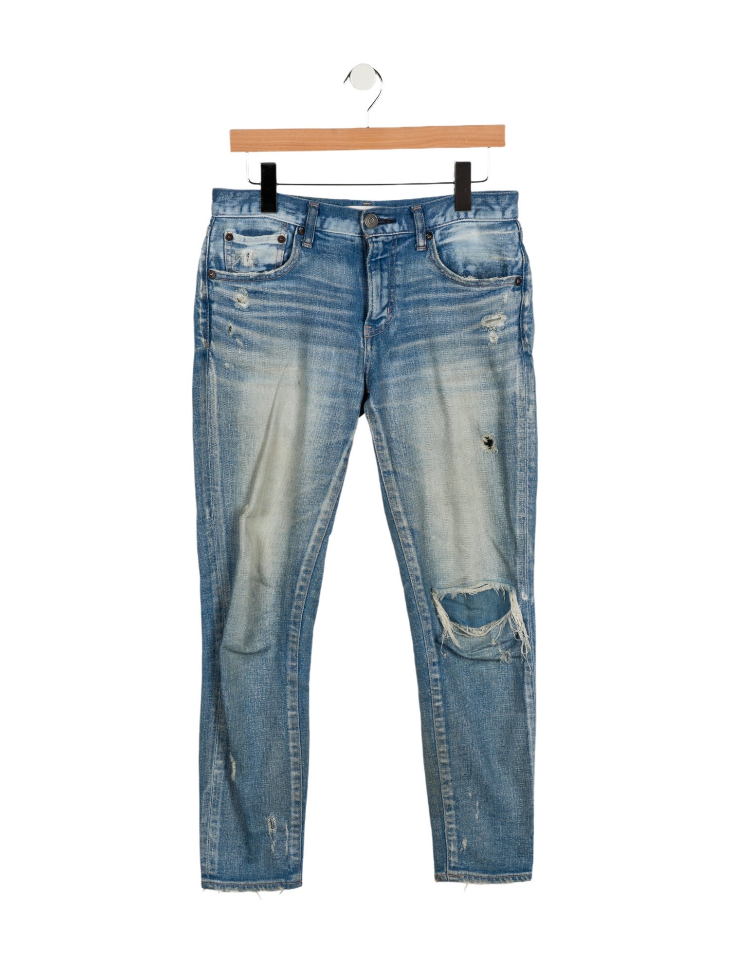 Moussy Mid-Rise Straight Leg Jeans