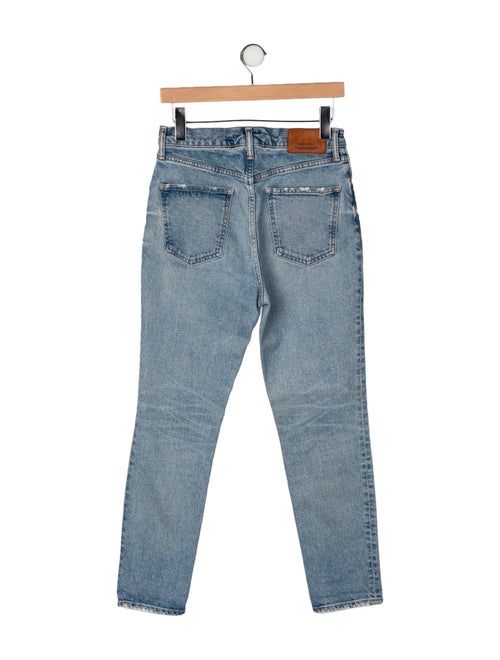 Moussy High-Rise Straight Leg Jeans