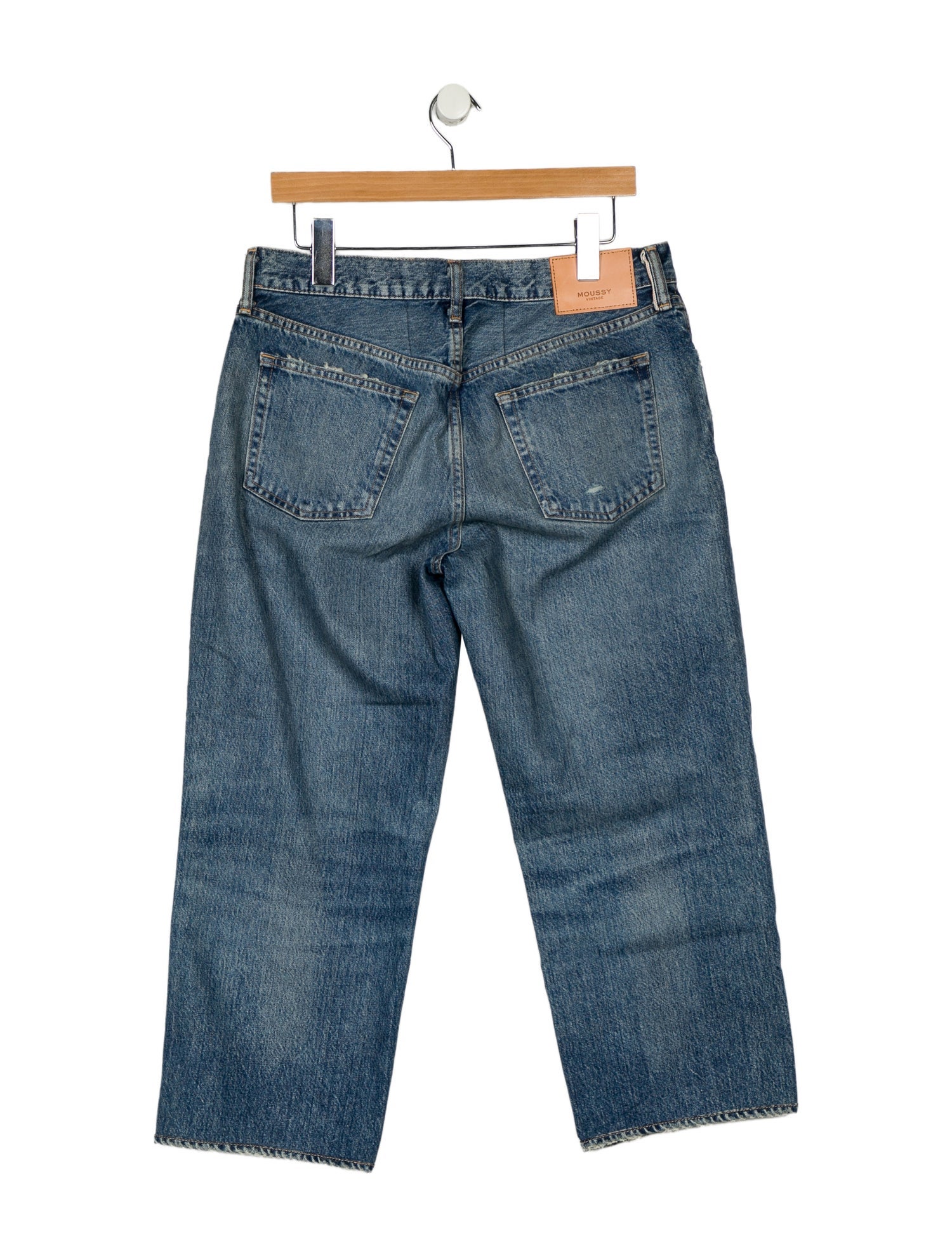 Moussy High-Rise Wide Leg Jeans