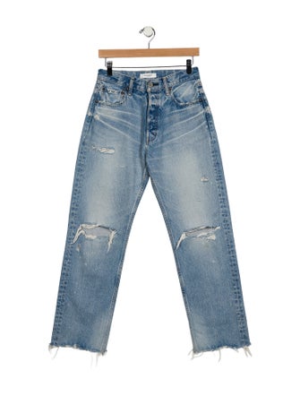 Moussy Mid-Rise Straight Leg Jeans