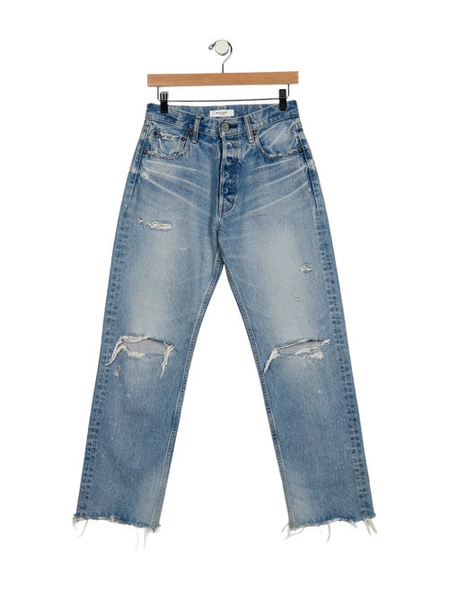 Moussy Mid-Rise Straight Leg Jeans