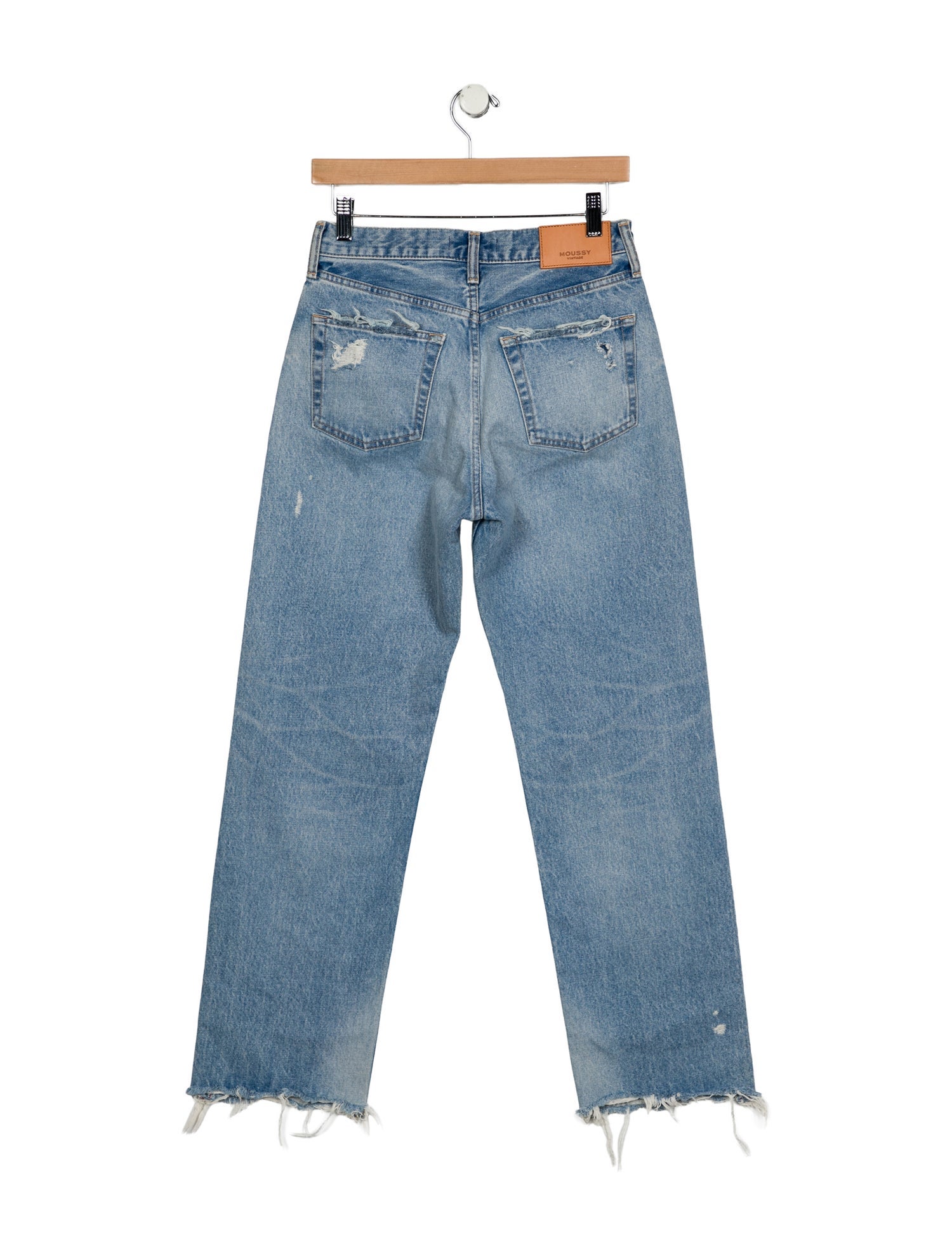 Moussy Mid-Rise Straight Leg Jeans
