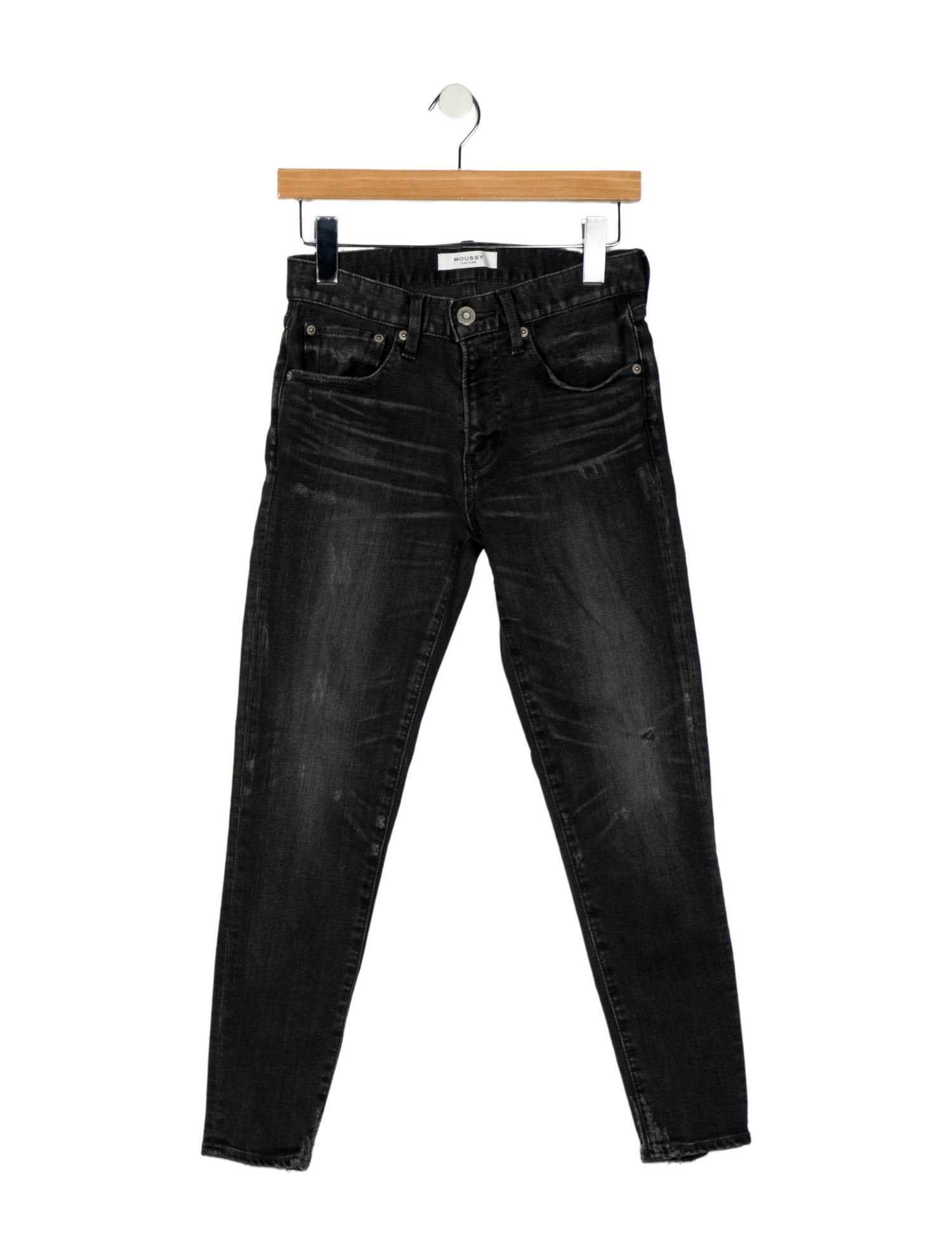 Moussy Mid-Rise Skinny Leg Jeans