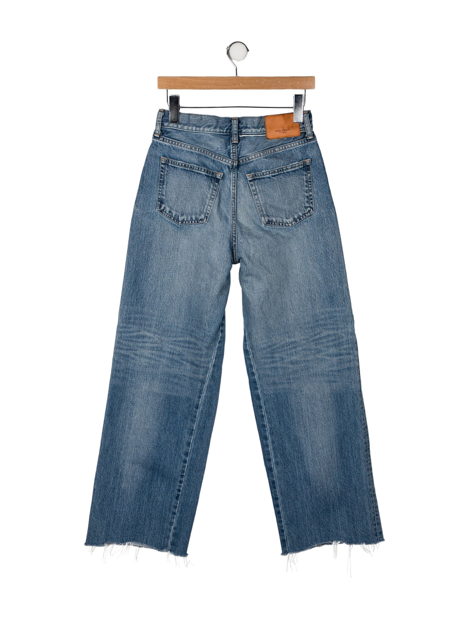 Moussy Mid-Rise Wide Leg Jeans