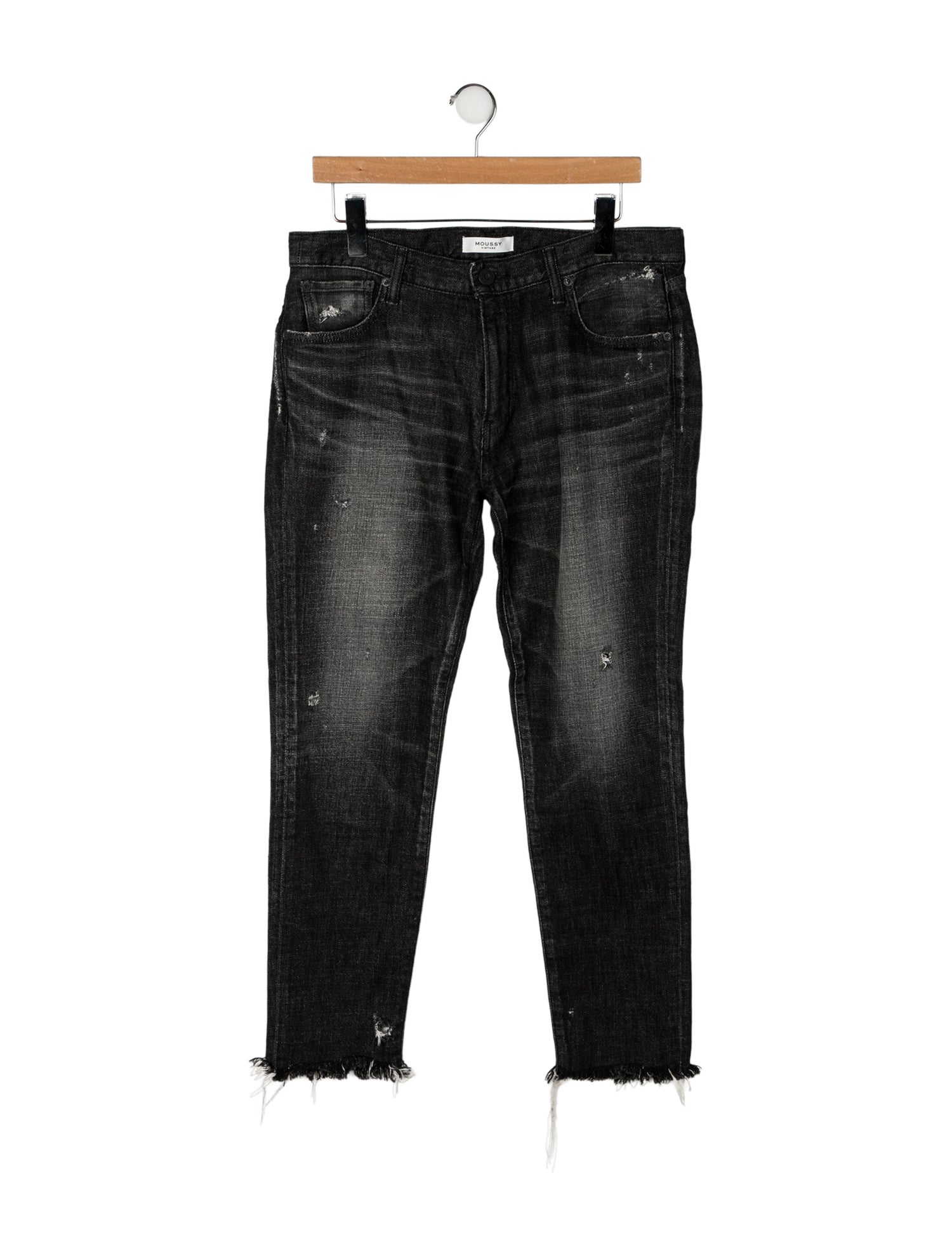 Moussy Mid-Rise Straight Leg Jeans