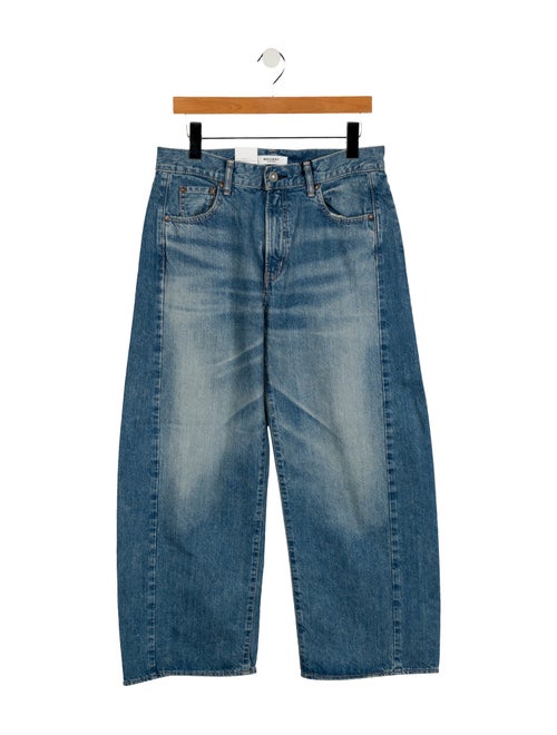 Moussy High-Rise Wide Leg Jeans