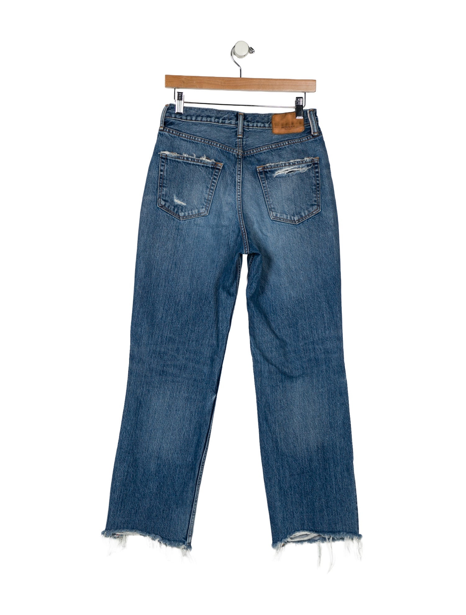 Moussy High-Rise Wide Leg Jeans