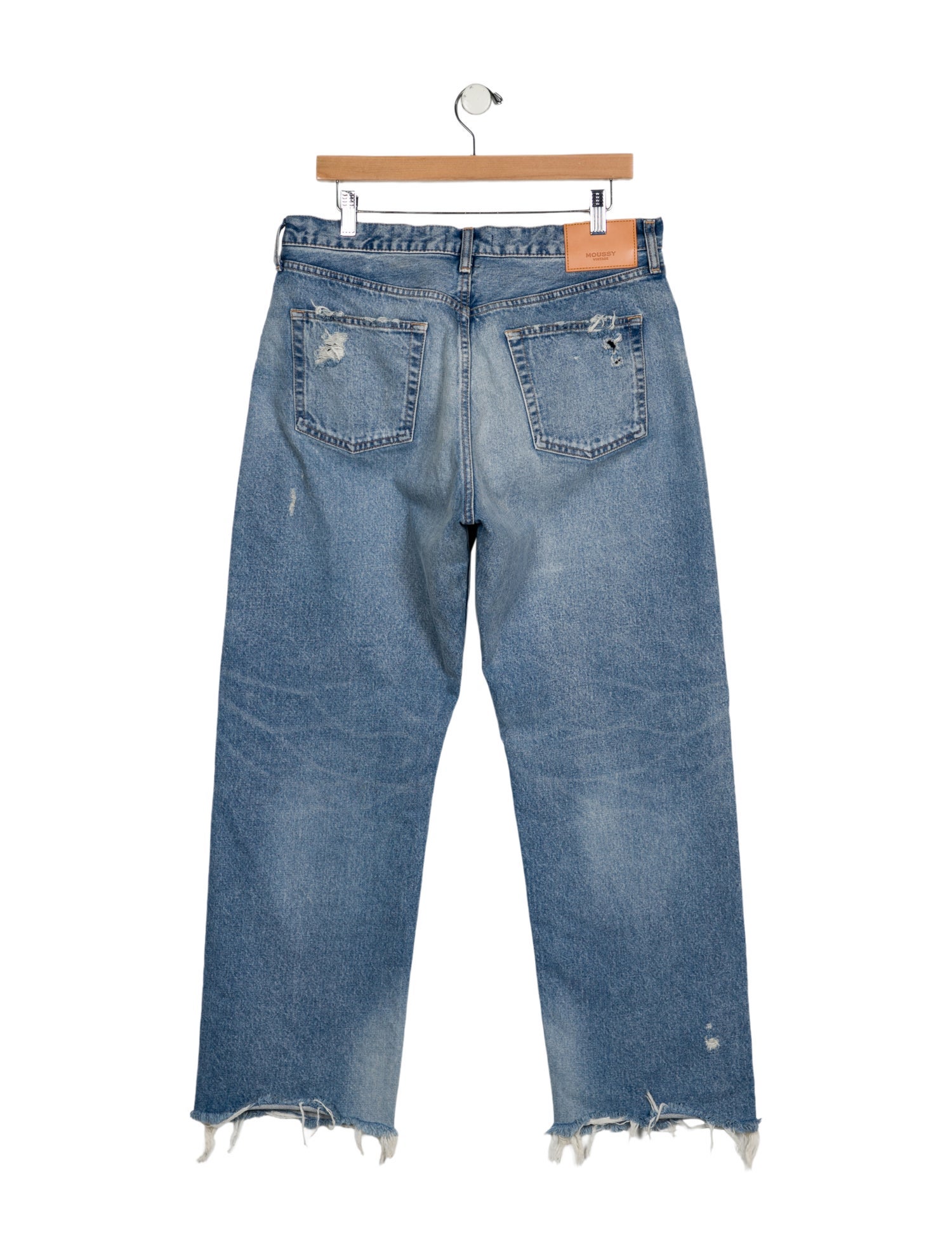 Moussy High-Rise Wide Leg Jeans